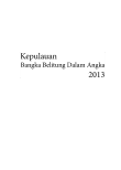 Kabupaten Bangka Barat Dalam Angka 2015