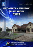 Kecamatan Muntok Dalam Angka 2013