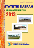 Statistik Daerah Kecamatan Muntok 2013